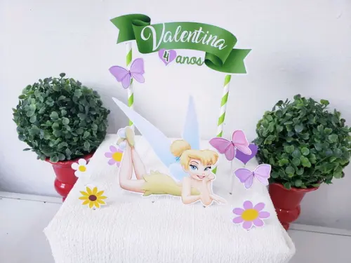 Cake Topper Sininho Tinker Bell Topo Bolo Rei Leão