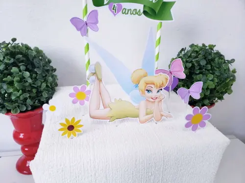 Cake Topper Sininho Tinker Bell Topo Bolo Rei Leão