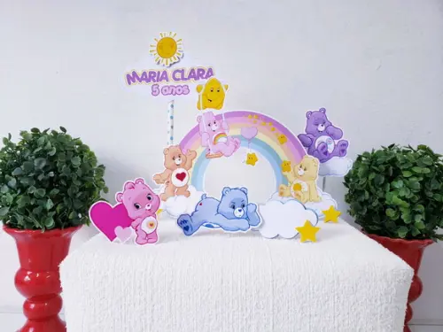Cake Topper Ursinhos Carinhosos Topo Bolo