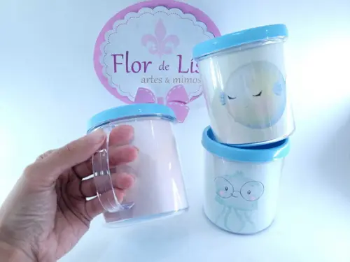Caneca com Alça Animais Marinhos Aquarela Fundo do Mar