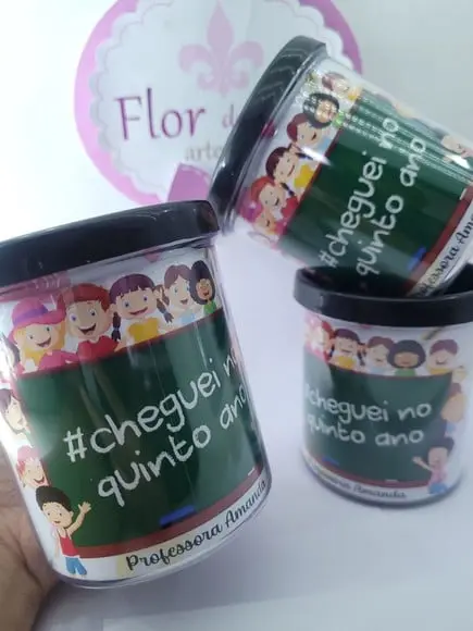 Caneca Rosqueável Personalizada Volta às Aulas Escolar