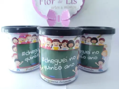 Caneca Rosqueável Personalizada Volta às Aulas Escolar