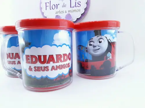 Caneca Rosqueável Thomas e Amigos