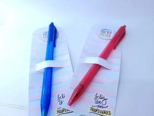 Caneta Dia dos Professores Lembrancinha Personalizada