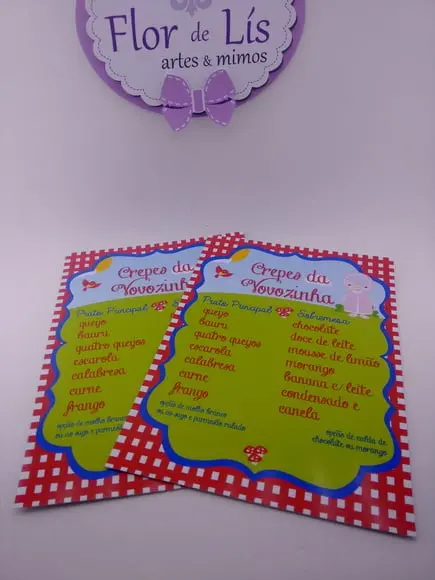 Cardápio Simples