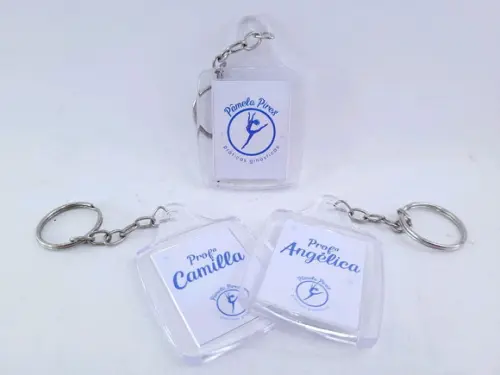 Chaveiro Acrílico Personalizado com Logo Brinde Empresa