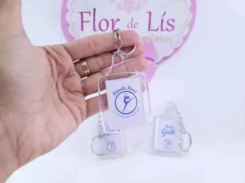 Chaveiro Acrílico Personalizado com Logo Brinde Empresa