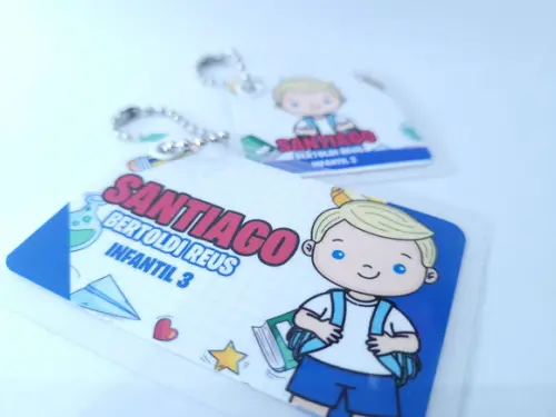 Chaveiro Escolar Menino Aulas para Mochila e Lancheira