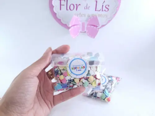 Confete de Papel para Carnaval Bloquinho Festa Personalizada