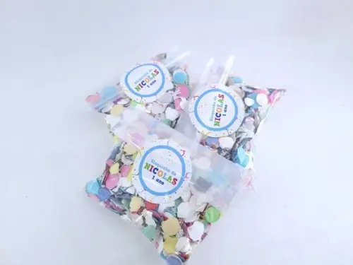 Confete de Papel para Carnaval Bloquinho Festa Personalizada
