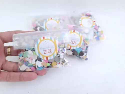 Confete de Papel para Carnaval Bloquinho Personalizado