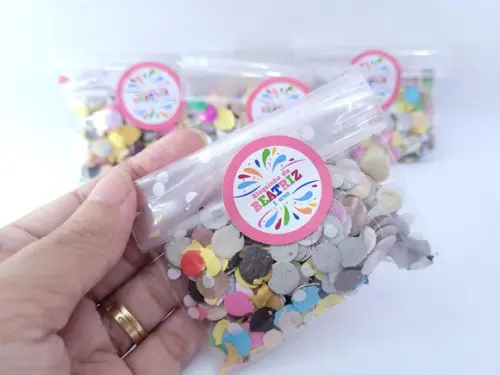 Confete Personalizado para Carnaval Divertido Bloquinho