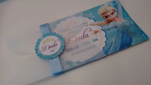 Convite Frozen