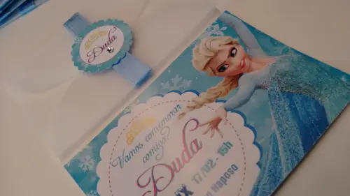 Convite Frozen