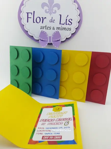 Convite P Lego