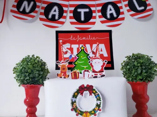 Decoração de Natal Personalizada Festa em Casa