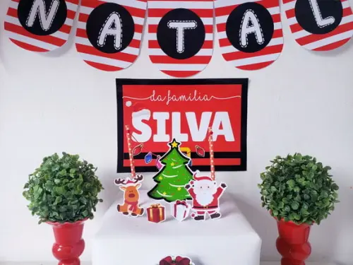 Decoração de Natal Personalizada Festa em Casa