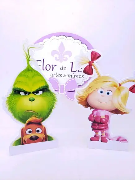 Display de Mesa Grinch Tóten em Papel Personagem