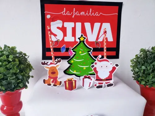 Decoração de Natal Personalizada Festa em Casa