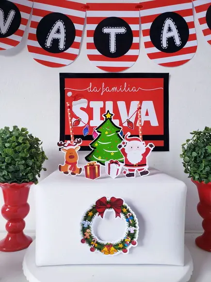 Decoração de Natal Personalizada Festa em Casa
