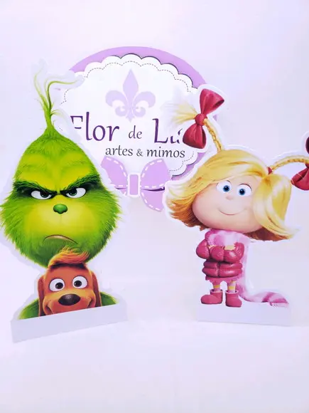 Display de Mesa Grinch Tóten em Papel Personagem