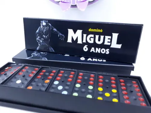 Dominó Pantera Negra Personalizado