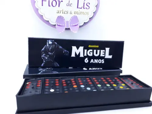 Dominó Pantera Negra Personalizado