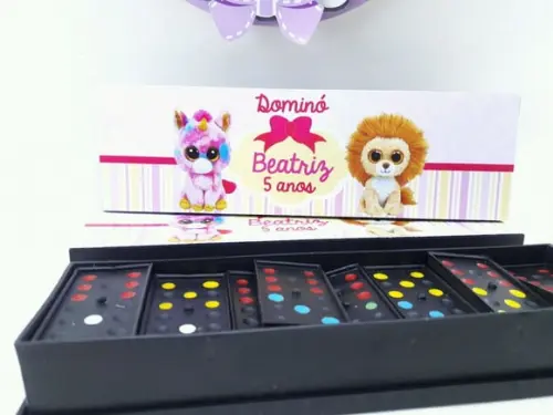 Dominó Personalizado Beanie Boos