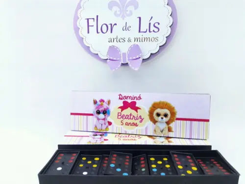 Dominó Personalizado Beanie Boos