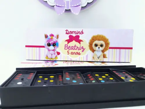 Dominó Personalizado Beanie Boos