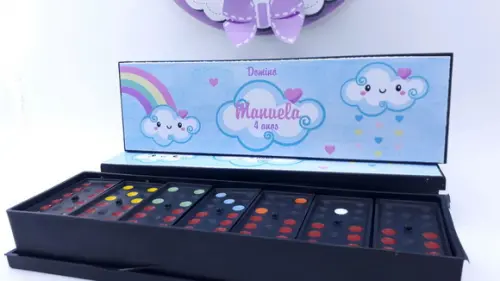 Dominó Personalizado Chuva de Amor
