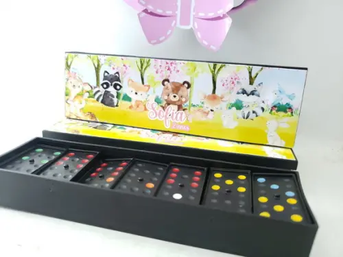 Dominó Personalizado Bosque Aquarela Encantado