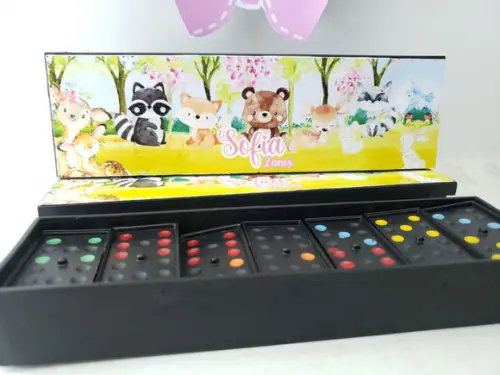 Dominó Personalizado Bosque Aquarela Encantado