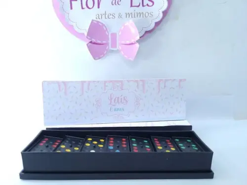 Dominó Personalizado Doceria Granulado Candy Color