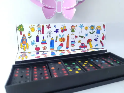 Dominó Personalizado Dia das Crianças Brinde Escolar Férias