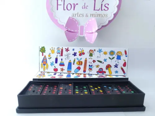 Dominó Personalizado Dia das Crianças Brinde Escolar Férias