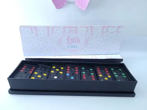 Dominó Personalizado Doceria Granulado Candy Color