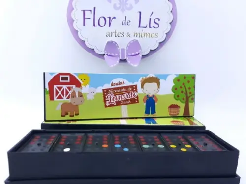 Dominó Personalizado Fazendinha Menino