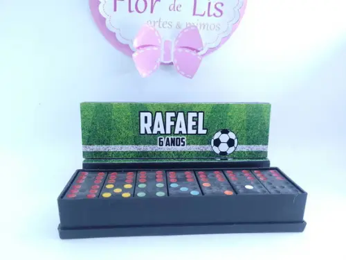Dominó Personalizado Futebol Festa Menino