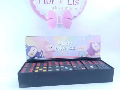 Dominó Personalizado Lembrancinha Labubu Divertido