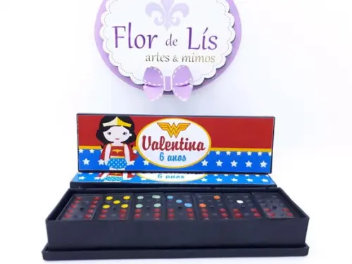 Dominó Personalizado Mulher Maravilha