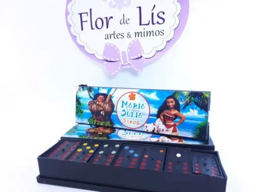 Dominó Personalizado Moana e Maui
