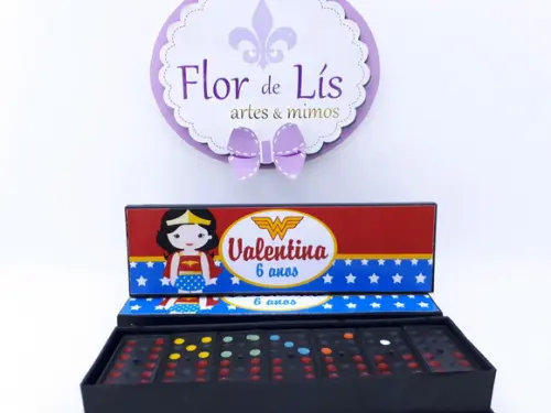 Dominó Personalizado Mulher Maravilha
