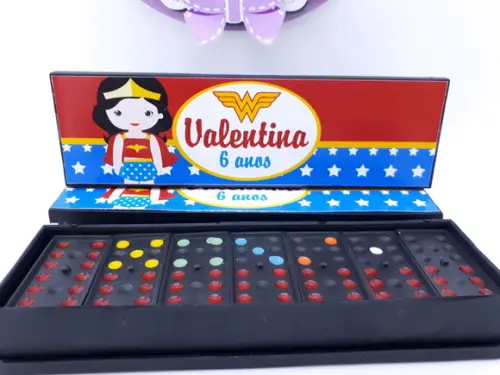 Dominó Personalizado Mulher Maravilha