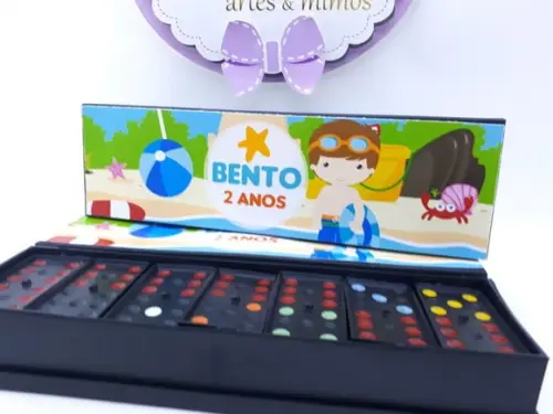 Dominó Personalizado Praia Lembrancinha