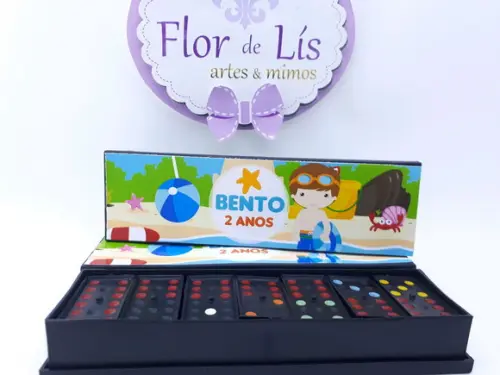 Dominó Personalizado Praia Lembrancinha