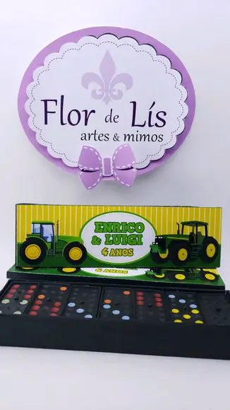 Dominó Personalizado Trator John Deere