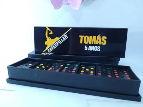 Dominó Personalizado Trator Obras Lembrancinha