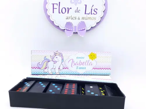 Dominó Personalizado Unicórnio