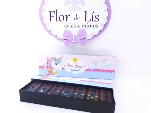 Dominó Personalizado Unicórnio